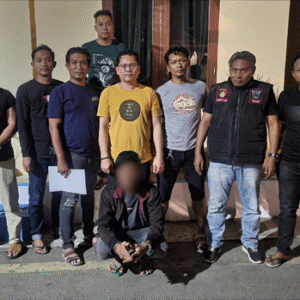 Tim Satreskrim Langsa tunjuk tersangka FY