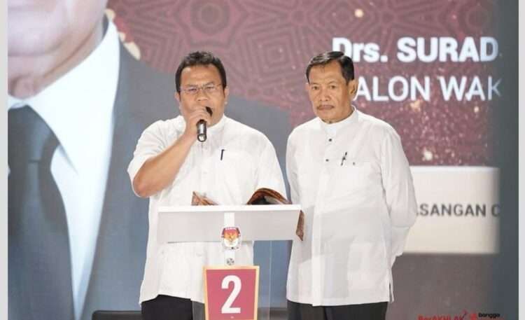 Zulkifli Suradji saat debat publik