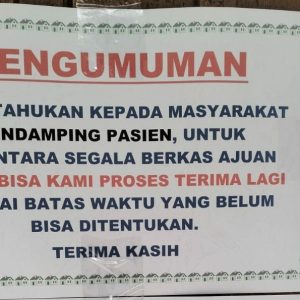 BMK Lhokseumawe tutup penerimaan berkas pendamping pasien