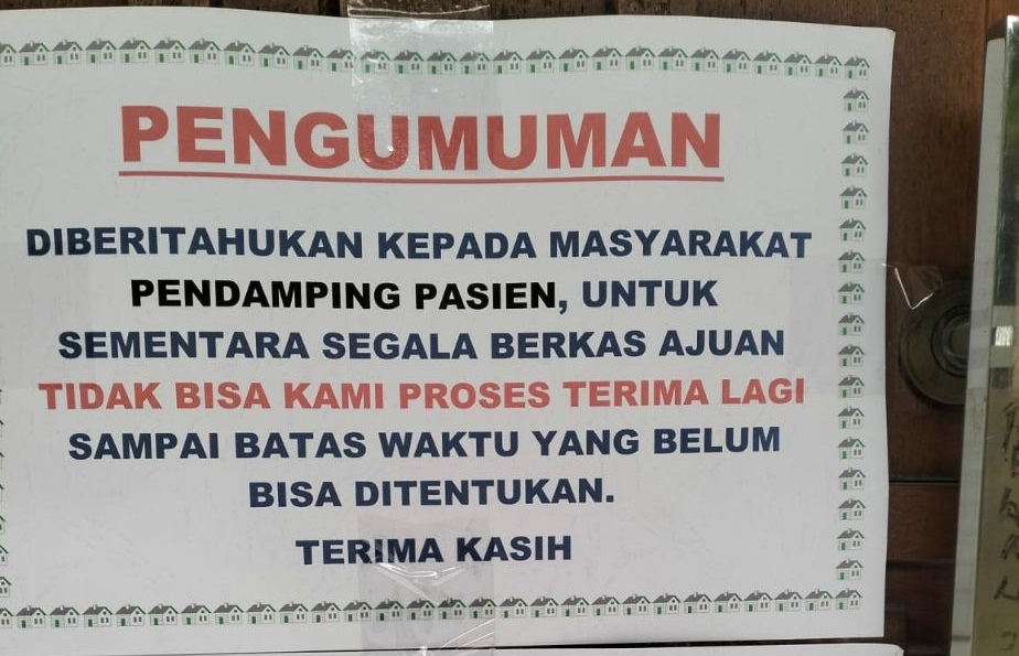 BMK Lhokseumawe tutup penerimaan berkas pendamping pasien