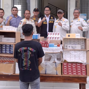 Barang bukti rokok ilegal