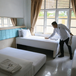 Fasilitas kamar di Asrama Haji Embarkasi Aceh
