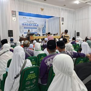 Pelepasan jemaah haji kloter 3 di Asrama Haji Embarkasi Aceh