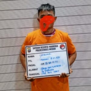 Tersangka J pengedar sabu sabu