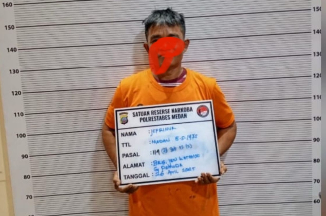 Tersangka J pengedar sabu sabu