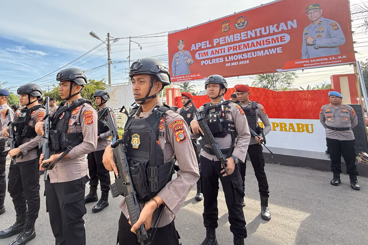 Tim Anti Premanisme Polres Lhokseumawe
