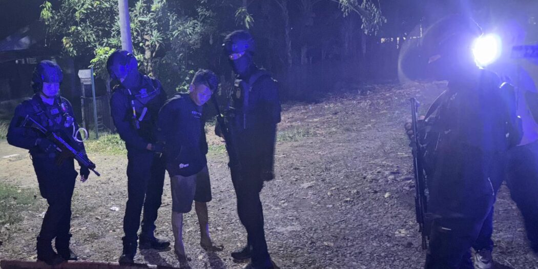 Tim Star menangkap pria diduga mencuri kabel PLN