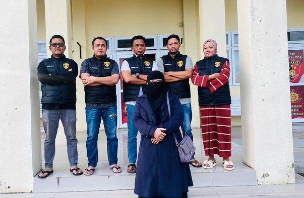 UAM setelah ditangkap personel Satreskrim Polres Bener Meriah