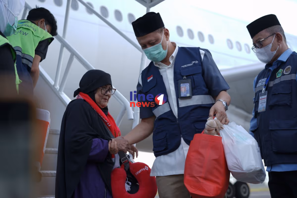 Jemaah haji aceh tiba line1news fakhrurrazi (2)