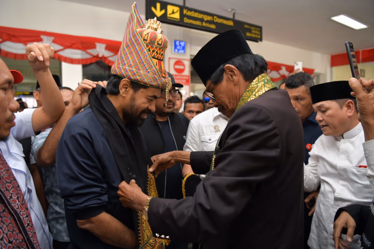 Konferensi pers Mualem soal 4 pulau (6)
