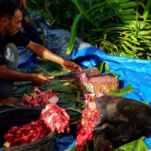 Lapak Daging Lhokseumawe Line1News Yasir2