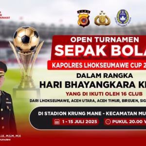 Open turnamen Piala Kapolres Lhokseumawe