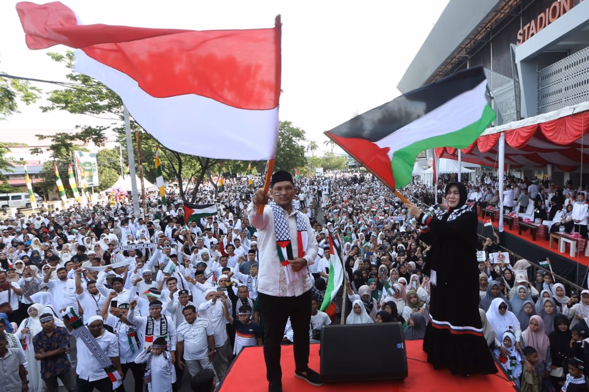 Aksi Bela Palestina di Banda Aceh (10)