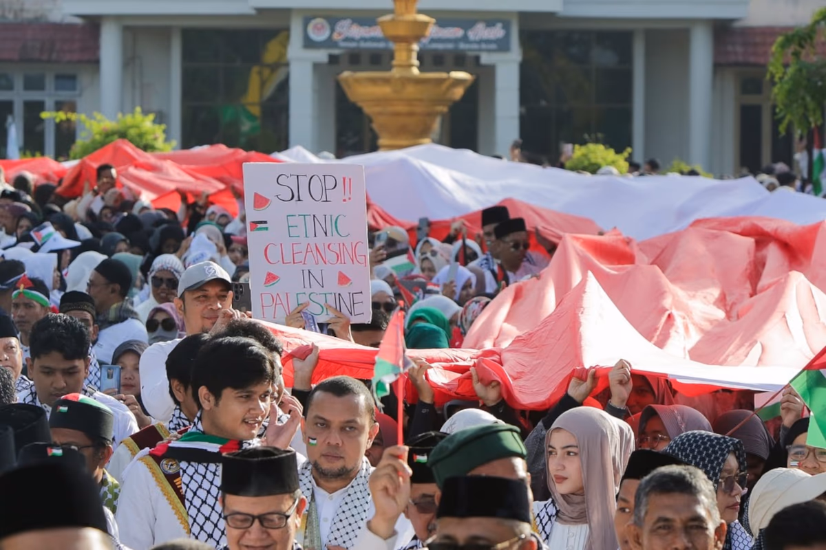Aksi Bela Palestina di Banda Aceh (5)