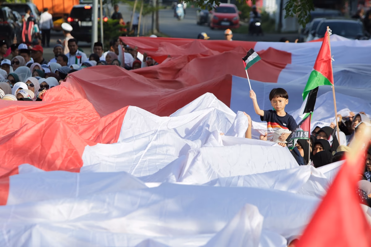 Aksi Bela Palestina di Banda Aceh (7)