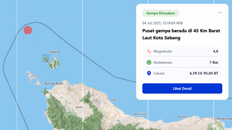Gempa Sabang