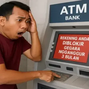 Ilustrasi rekening bank diblokir