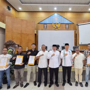 Penekenan kontrak proyek APBK Aceh Tengah tahun anggaran 2025