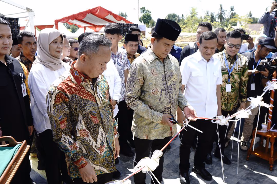 Peresmian memorial park Rumoh Geudong