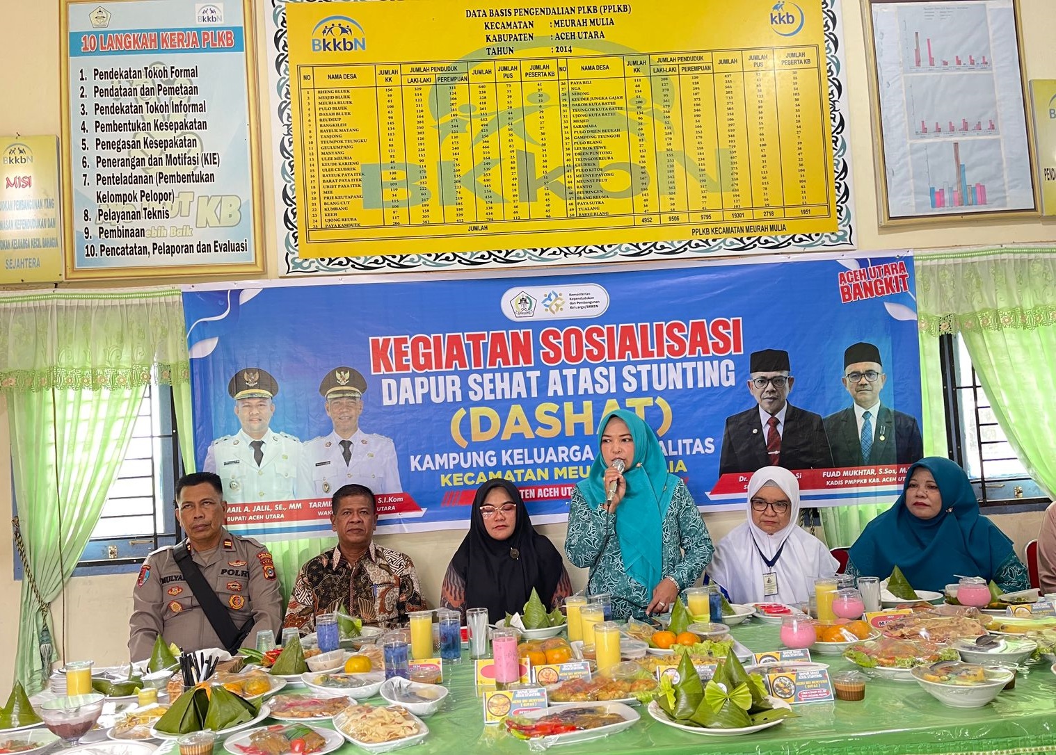 Ketua TP PKK Aceh Utara sosialisasi Dashat di Meurah Mulia