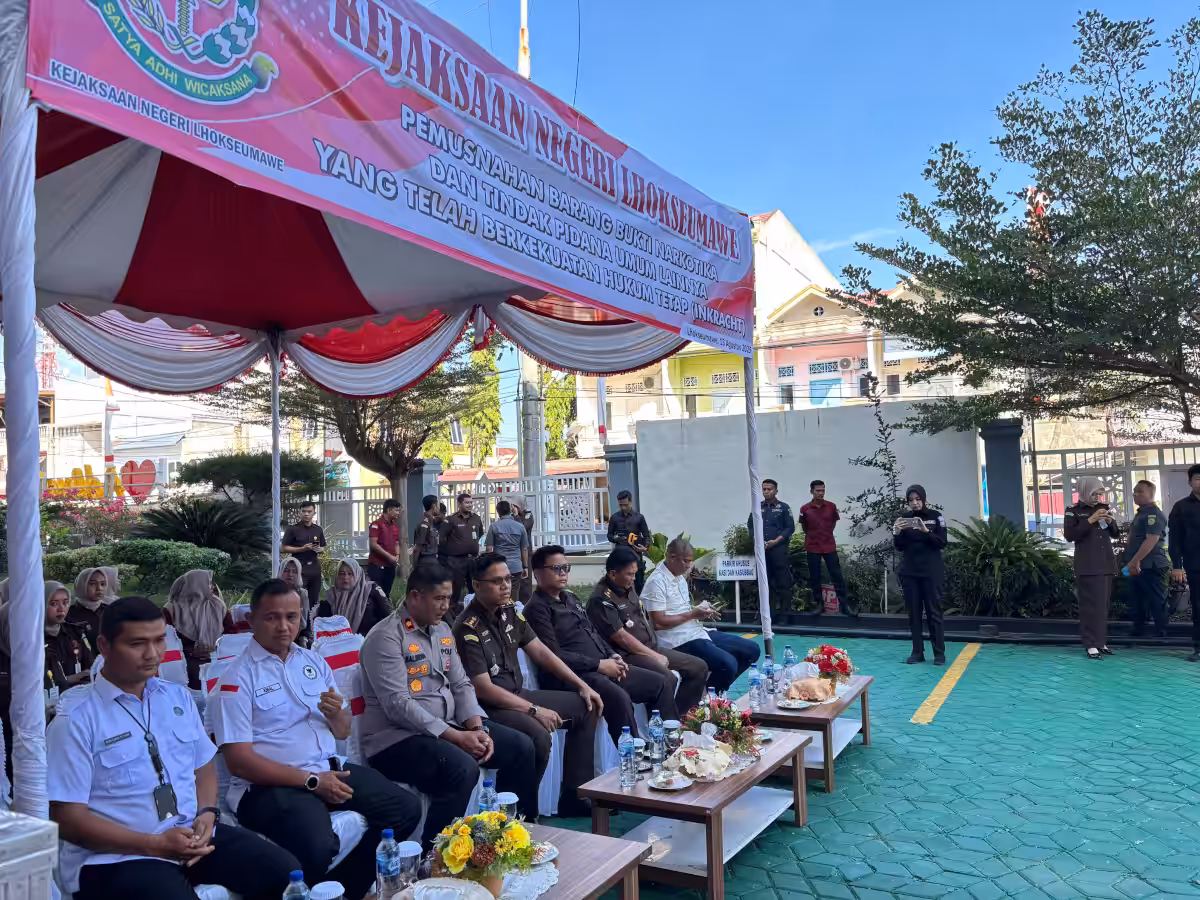 Pemusnahan barang bukti 3