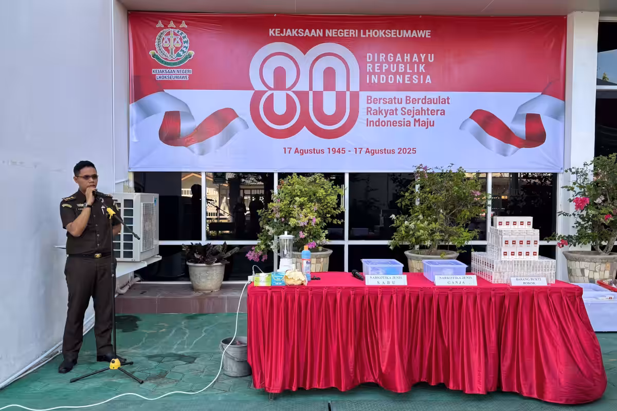 Pemusnahan barang bukti 4