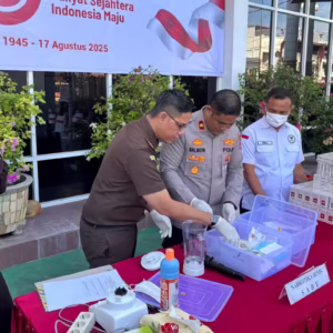 Pemusnahan barang bukti 5