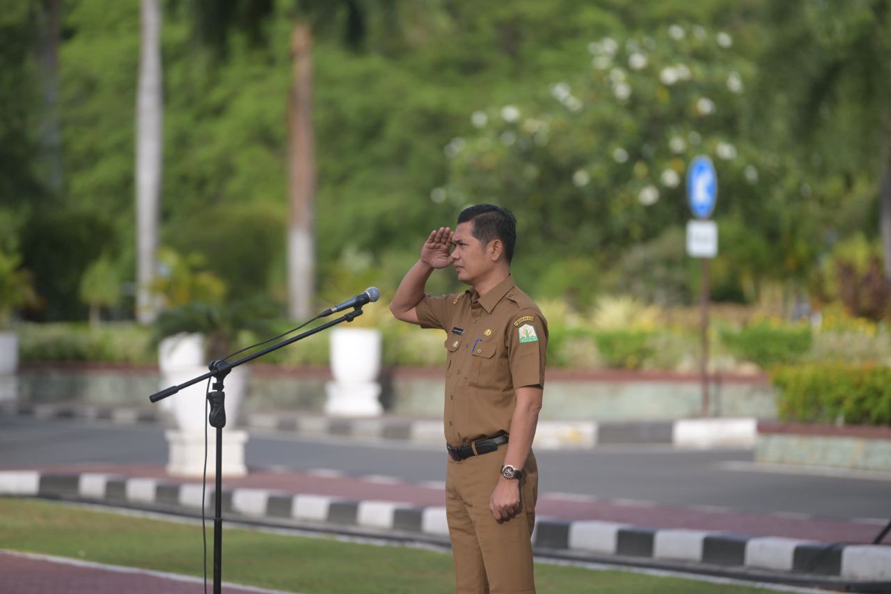 Sekda Aceh M Nasir apel Senin