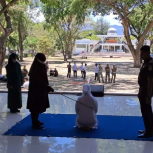 Algojo eksekusi pelanggar syariat Islam