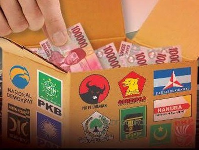 Ilustrasi dana untuk parpol