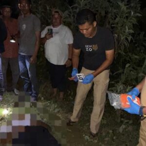 Olah TKP penemuan jasad lansia