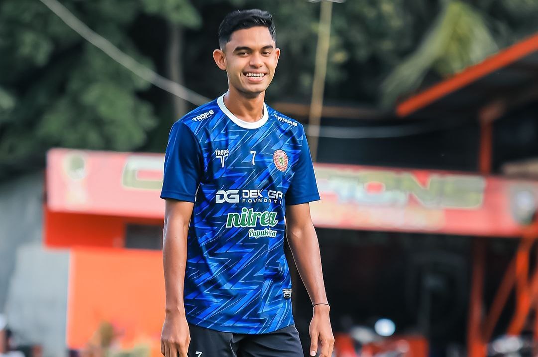 Pemain Persiraja Miftahul Hamdi