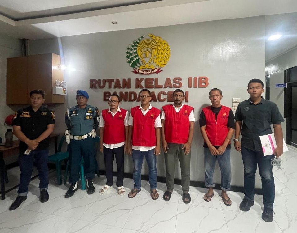 Empat tersangka kasus Rusun PNL ditahan di Rutan Kajhu