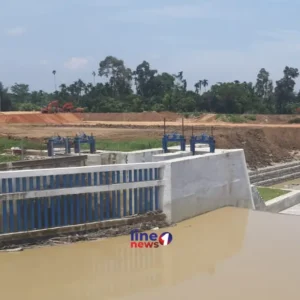 Lokasi proyek rehabilitasi Bendung DI Krueng Pase