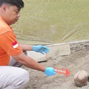 Tim Inafis olah TKP temuan tengkorak manusia