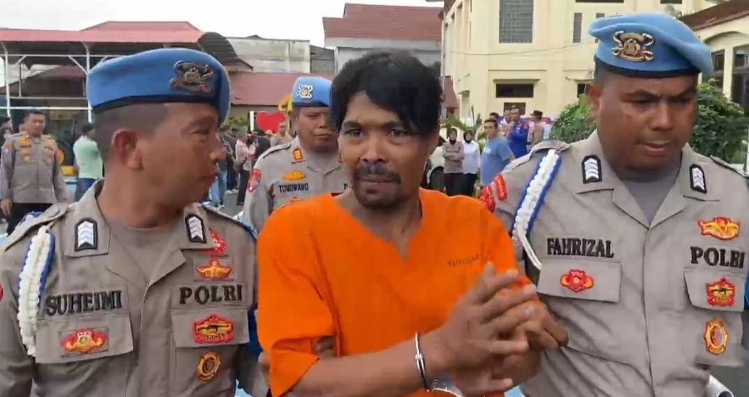 Agusli tersangka penembak Nasir warga Alue Lim