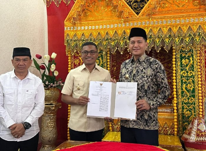 Bupati Abdya dan Bupati Aceh Selatan