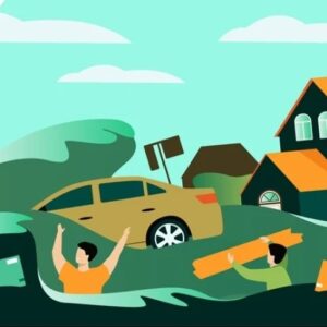 Ilustrasi bencana bencana freepik