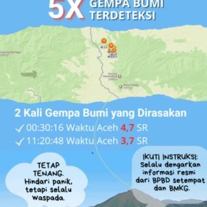 Infografis gempa bumi