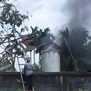 Ledakan gudang penyimpanan tabung oksigen di Johan Pahlawan