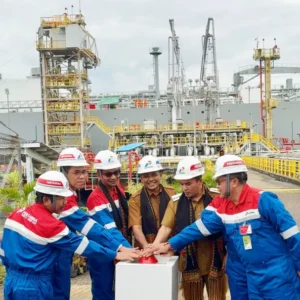 Peresmian revitalisasi Terminal LPG Arun
