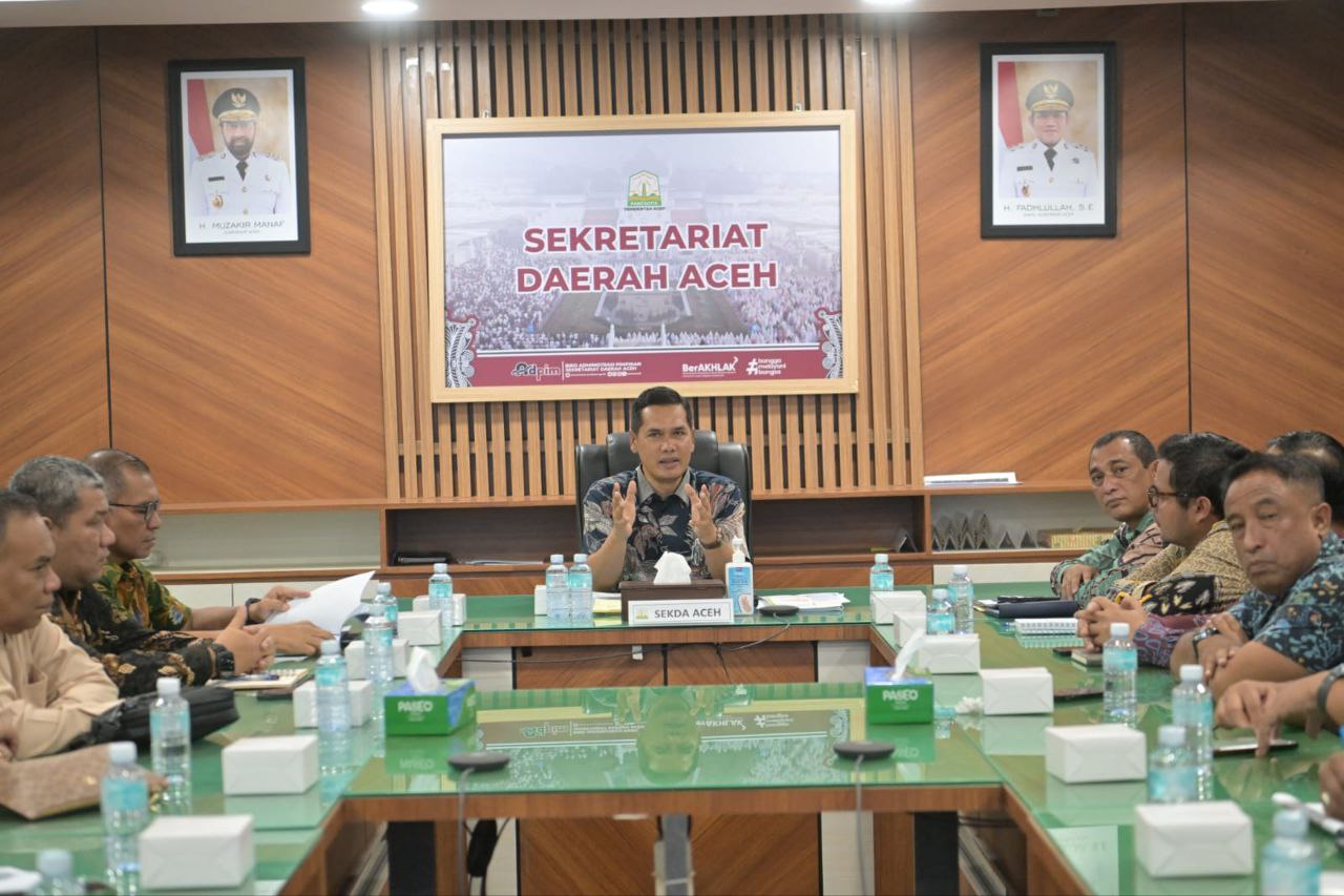 Sekda Aceh rapat jalur Krueng Geukueh Penang