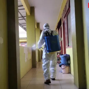 penyemprotan disinfektan