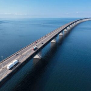 Ilustrasi jembatan Malaysia Indonesia