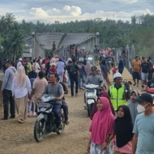 Jembatan Bireuen sudah bisa dilintasi