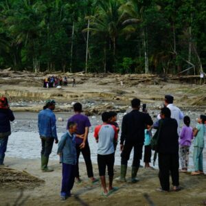 Kampung Kutereje setelah disapu banjir bandang
