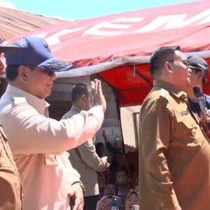 Prabowo saat berada di Aceh Tenggara