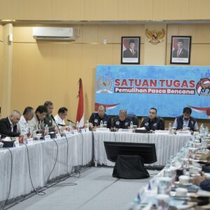 Rakor Satgas Pemulihan Pascabencana DPR RI
