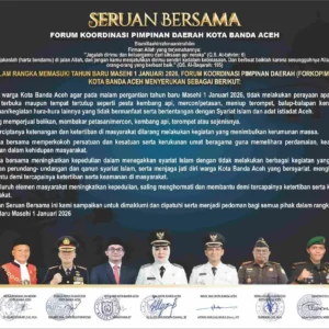 Seruan Bersama Forkopimda Banda Aceh