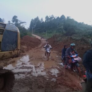 Titik longsor Gunung Salak